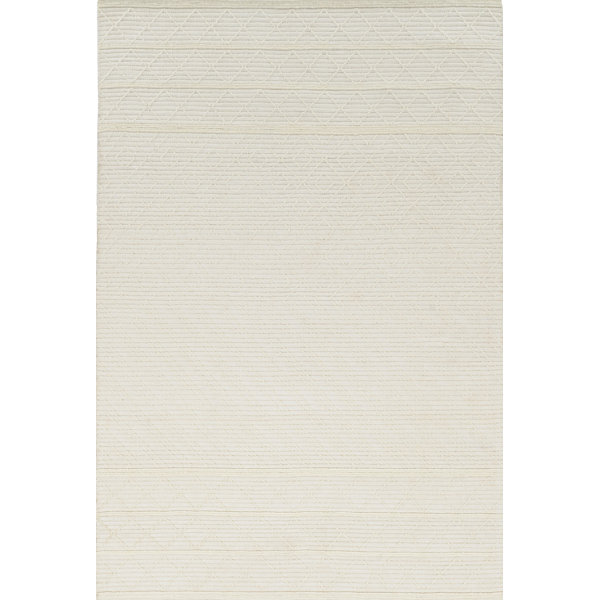 Gracie Oaks Lale Hand Looped Ivory/Cream Area Rug Wayfair